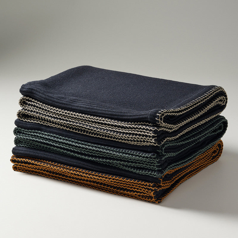 Cotton Bamboo Throw | Cord Rib | Pepper Whip | Cinnamon、mySite、camillekostekn