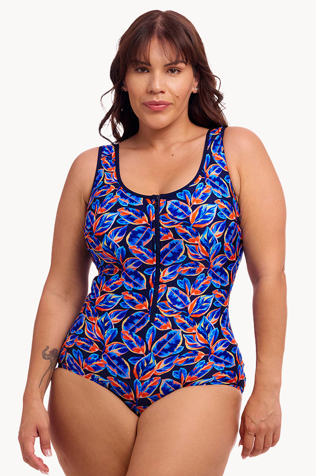  Leaf Blower DD/E Cup Zip Front One Piece、mySite、justintrudeaud