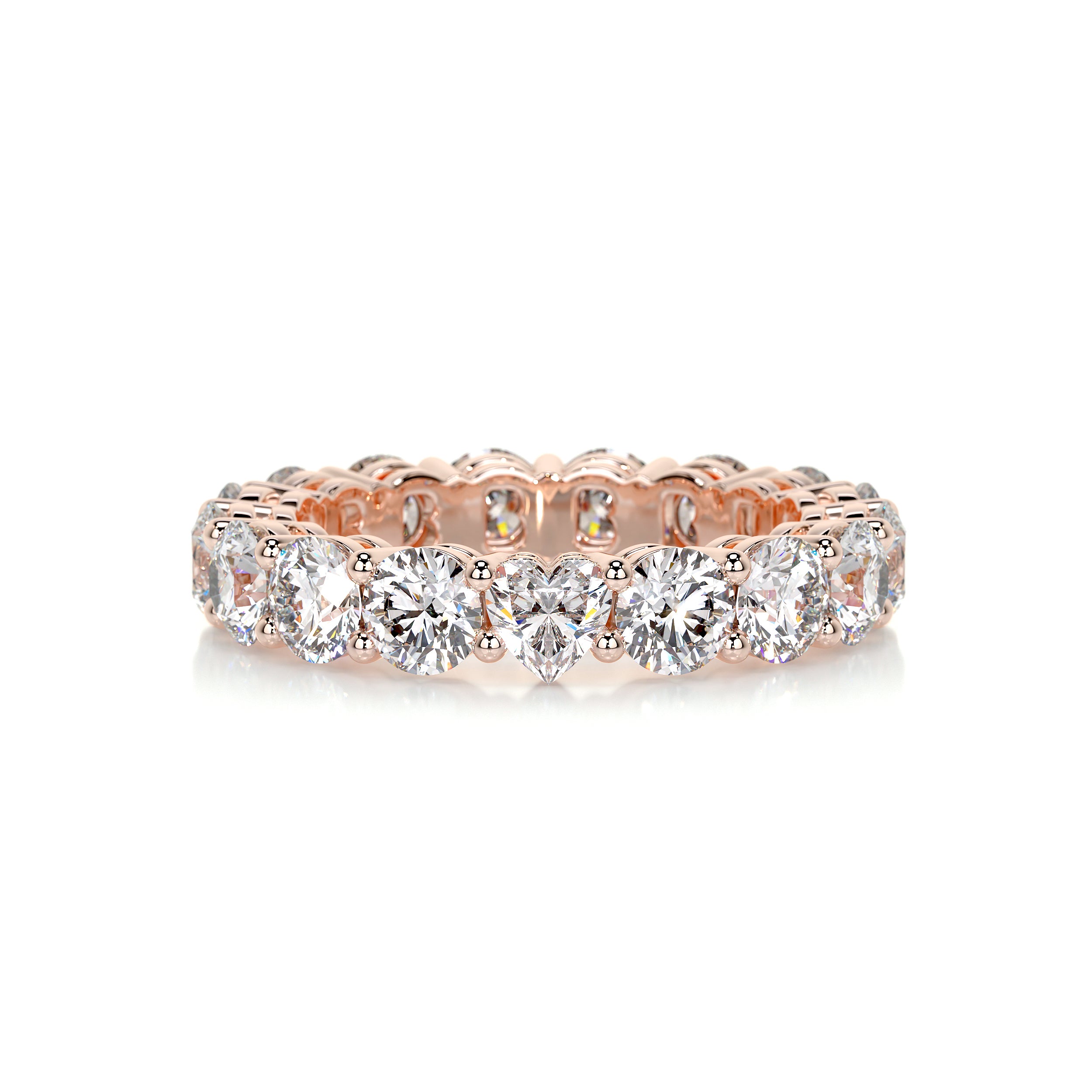 Anne Diamond Wedding Ring -14K Rose Gold、mySite、hinf8tx79