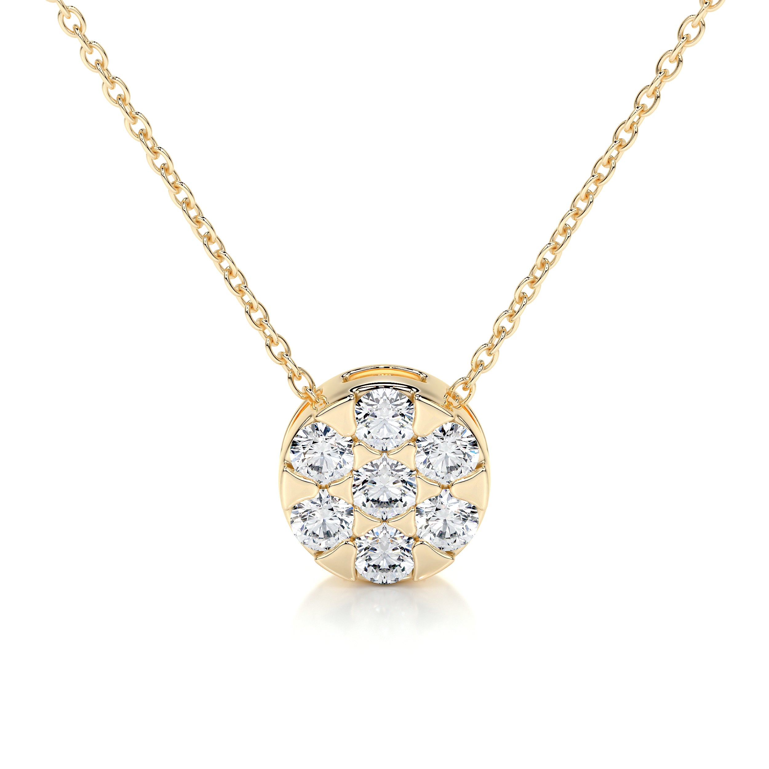 Josie Diamond Pendant (0.50 Carat) -18K Yellow Gold、mySite、hinf8tx79