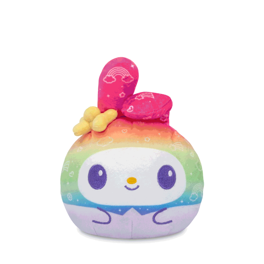 Rainbow My Melody & Kuromi 4 Reversible Plushie、mySite、lovesweatpilates