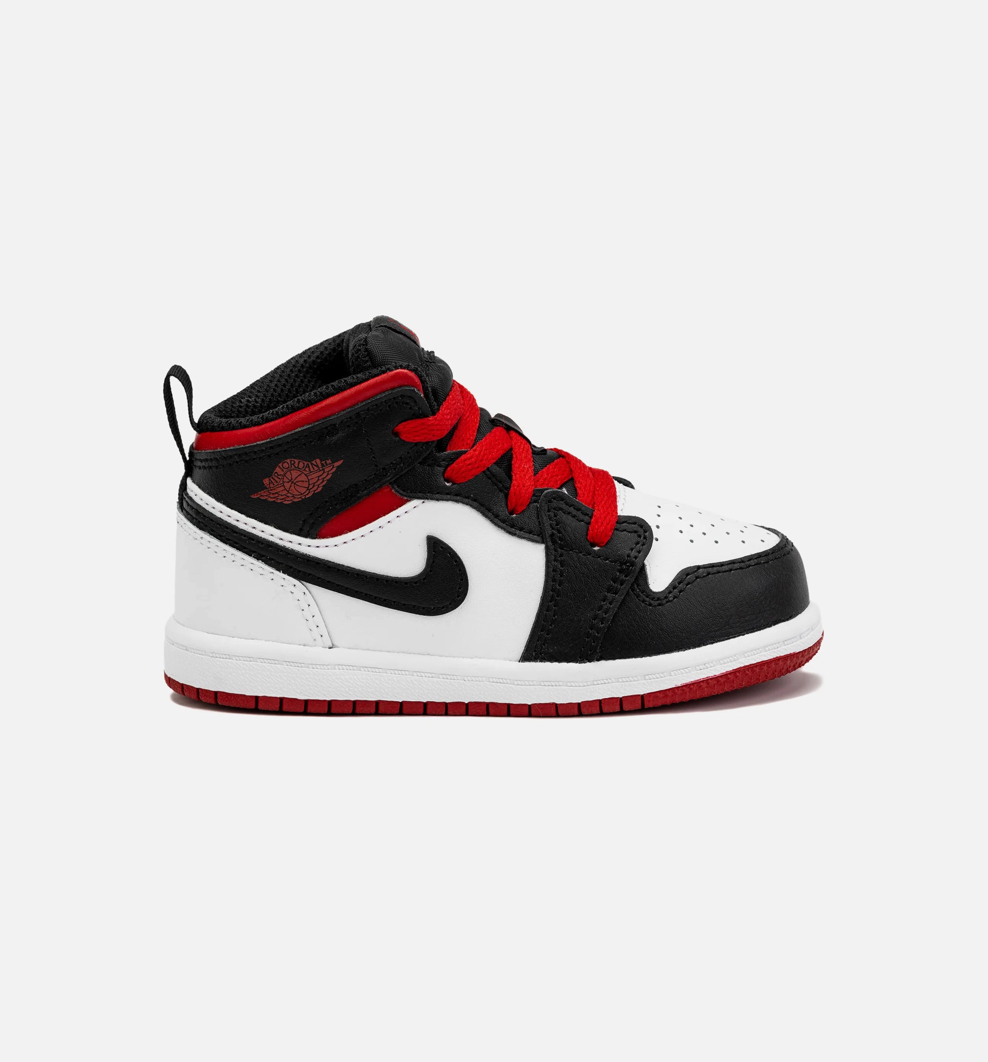Air Jordan 1 Retro Mid SE Gym Red Infant Toddler Lifestyle Shoe - White/Black/Gym Red、mySite、dreamappss