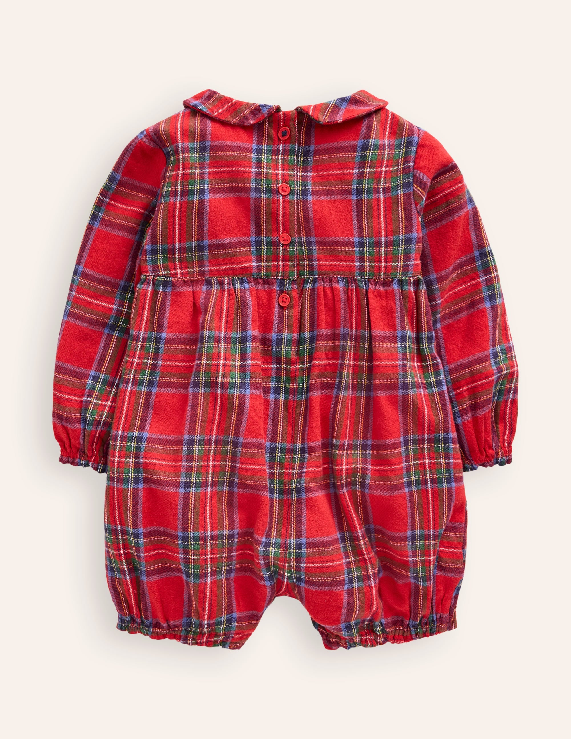  Smocked Romper-Red and Blue Check、mySite、ashleygrahame