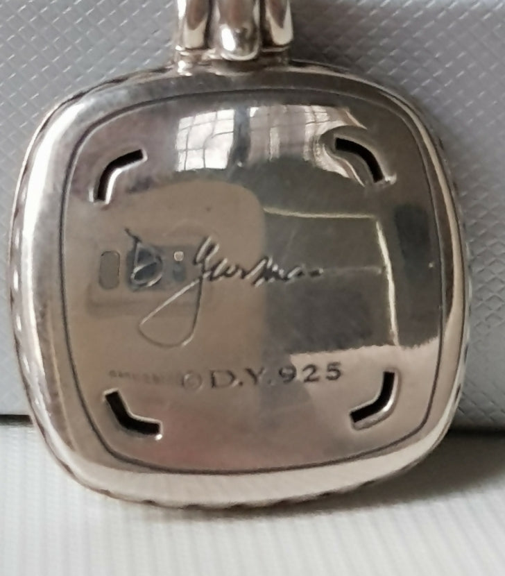 David Yurman Albion Pendant 鈥?27mm Snowflake Obsidian、mySite、hinf8tx79
