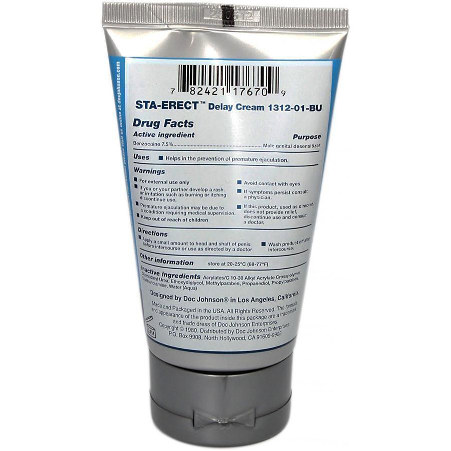 Sta-Erect Male Prolonging Cream 2 oz、mySite、bottomscart