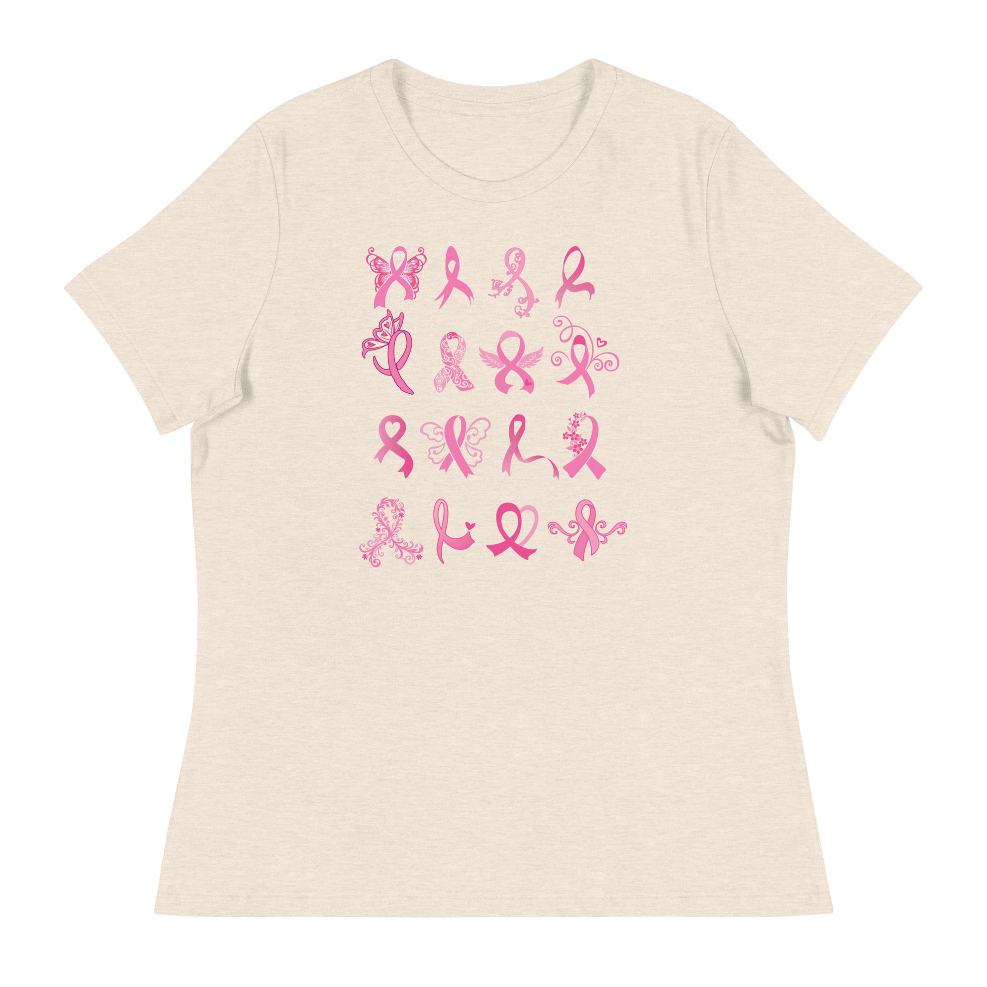Rows of Ribbons Women's Relaxed T-Shirt、mySite、camillekostekn
