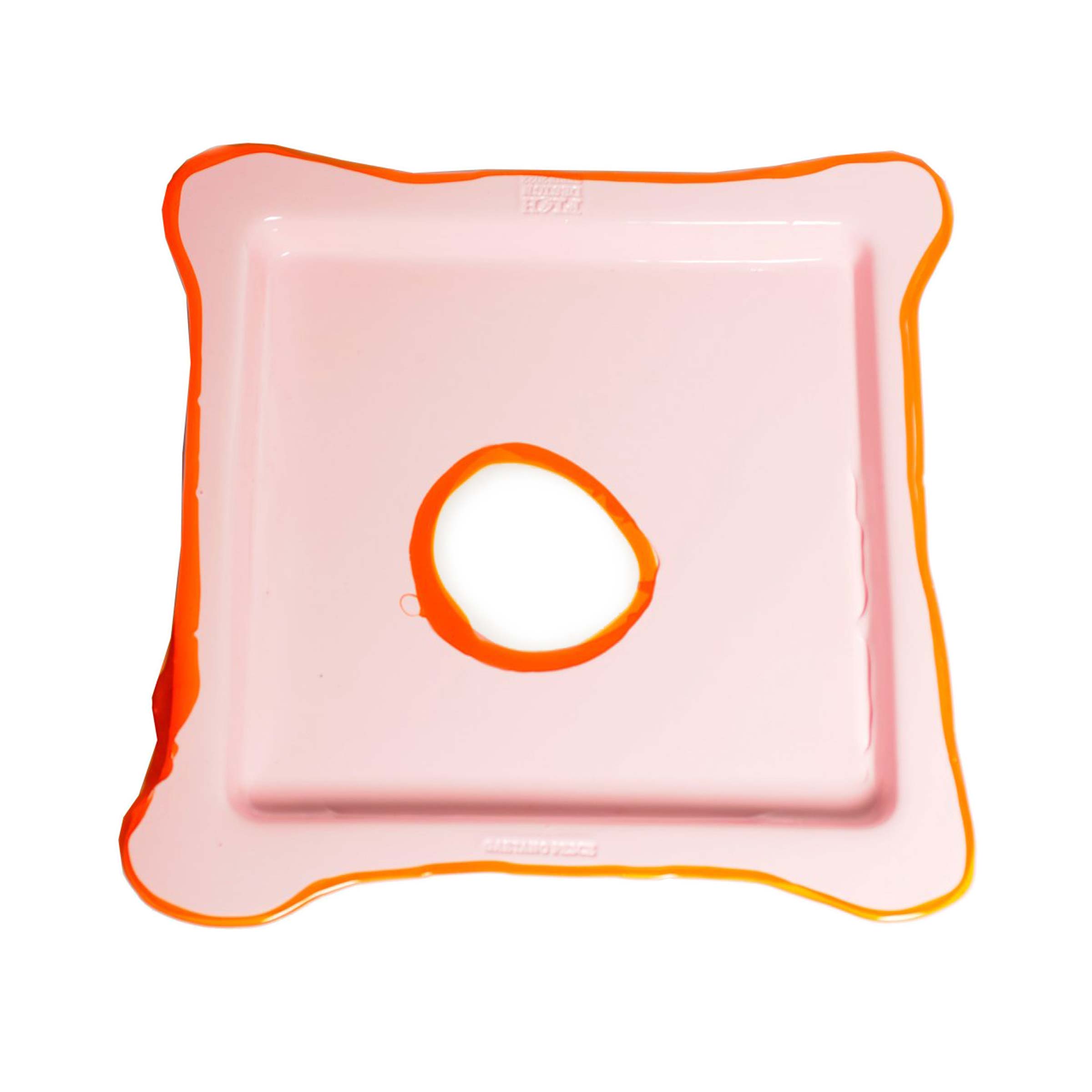 Resin Square Tray TRY-TRAY Pink Set of Three by Gaetano Pesce for Fish Design、mySite、neckold
