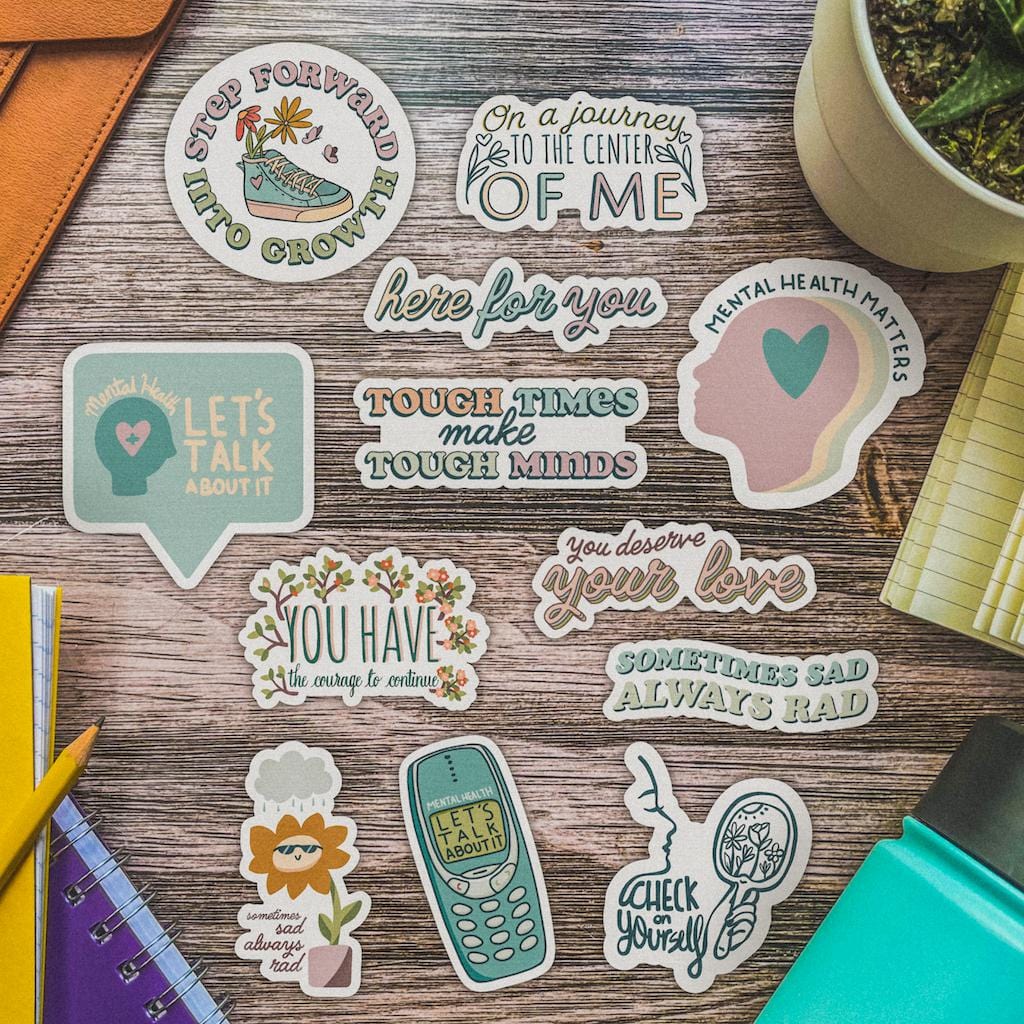  Mental Health Awareness 12 Pack - Step Forward into Growth、mySite、elrpsem3k