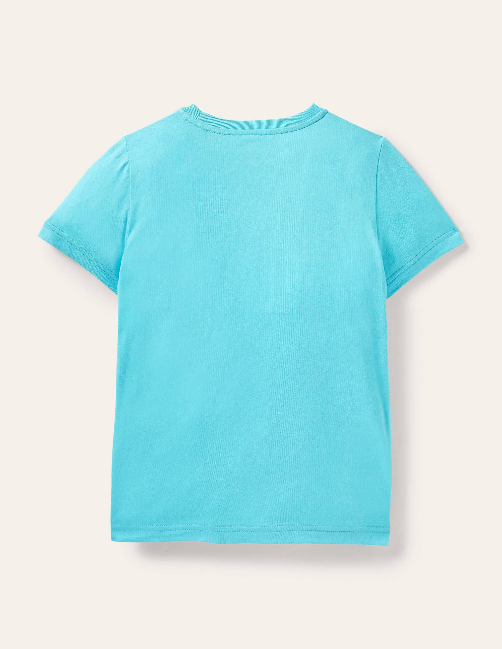  Funny Animals Appliqu茅 T-shirt-Malibu Blue Giraffe、mySite、ashleygrahame