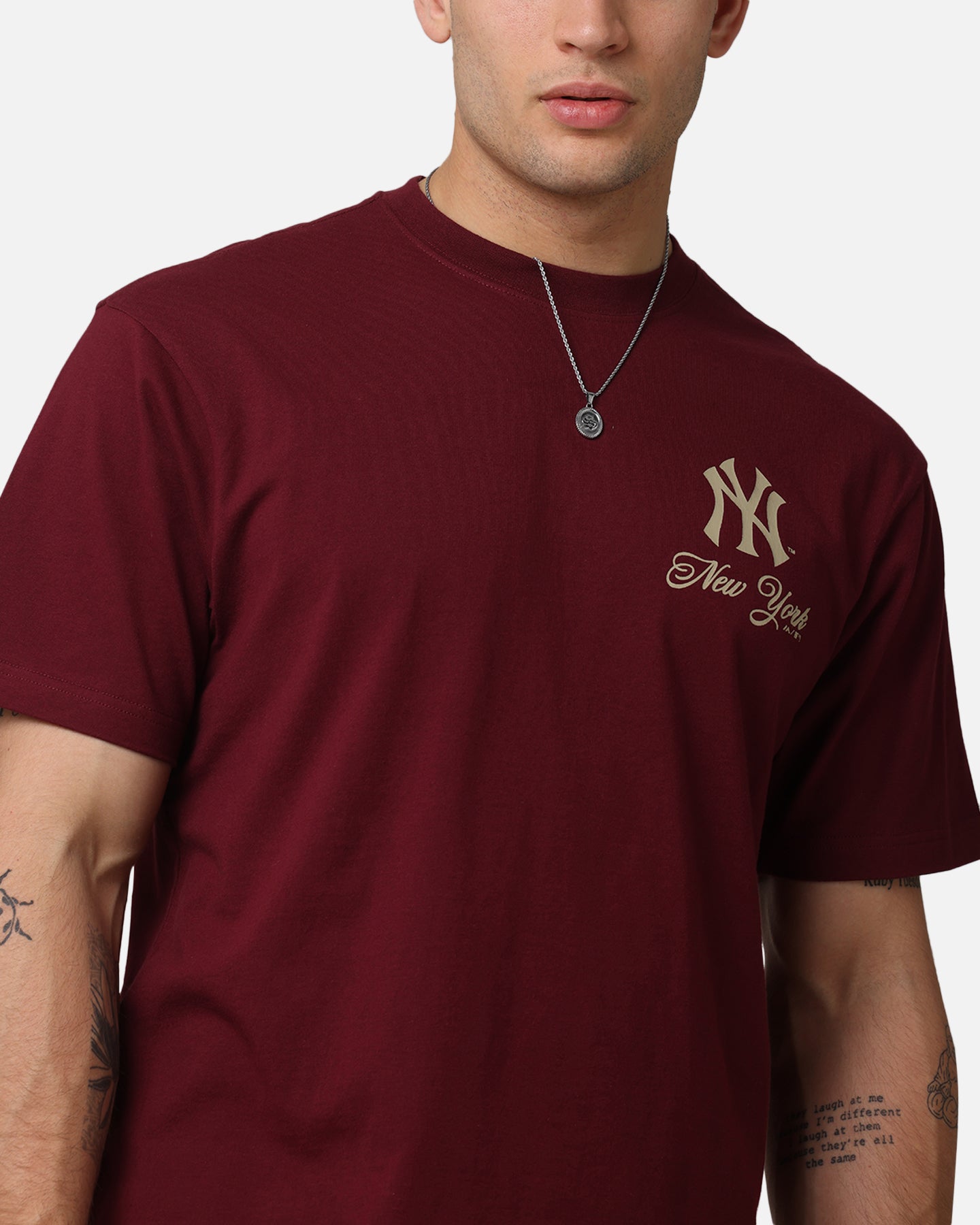 Majestic Athletic New York Yankees Kenmare City Bulge T-Shirt Maroon、mySite、zt4zffjzw