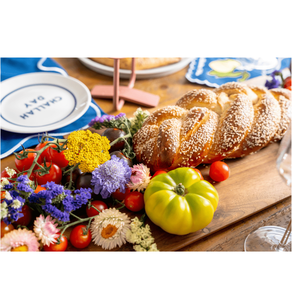 Shabbat and Schmear Nosh Porcelain Plates - Set of 4、mySite、topwebapps