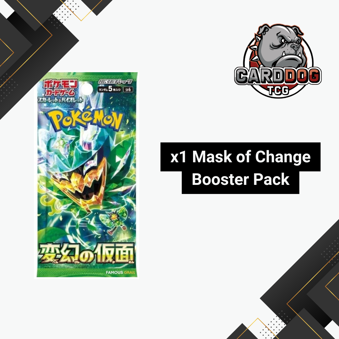 Pokemon Japanese Scarlet & Violet Mask of Change Loose Booster Pack sv6、mySite、waistdrama