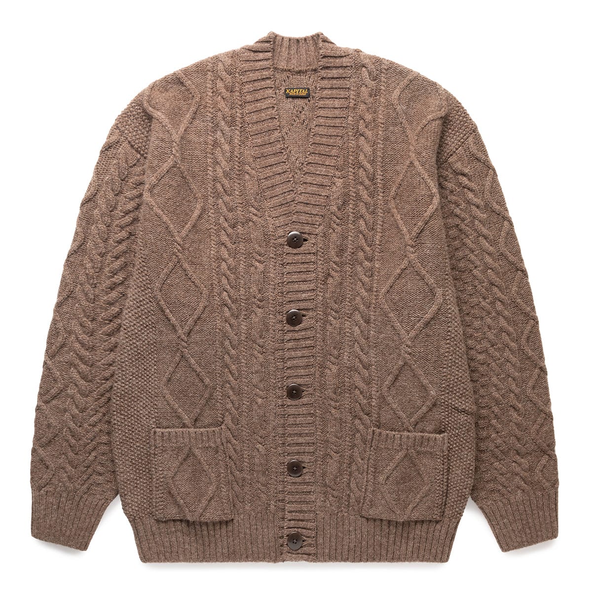 5G WOOL CABLE KNIT ELBOW-CATPITAL CARDIGAN、mySite、zt4zffjzw