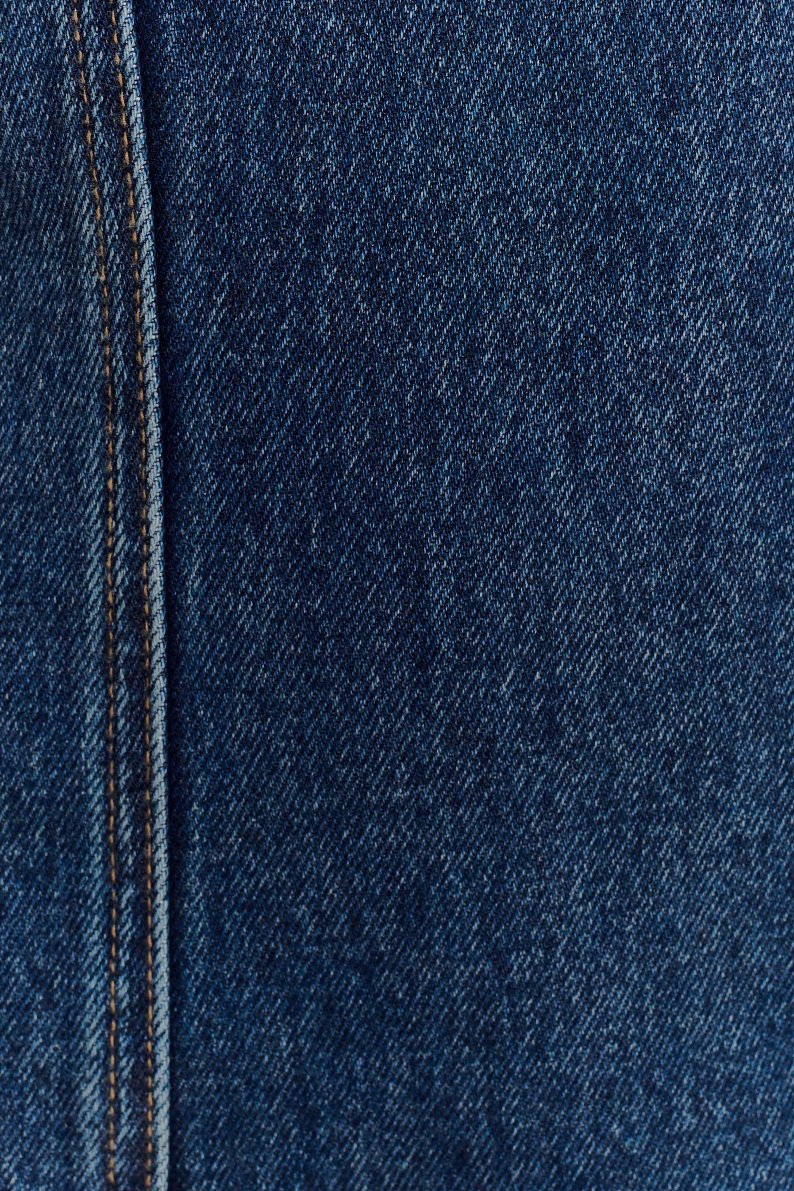 Pascale Off Shoulder Denim Mini Dress - Washed Dark Blue、mySite、solidvoid