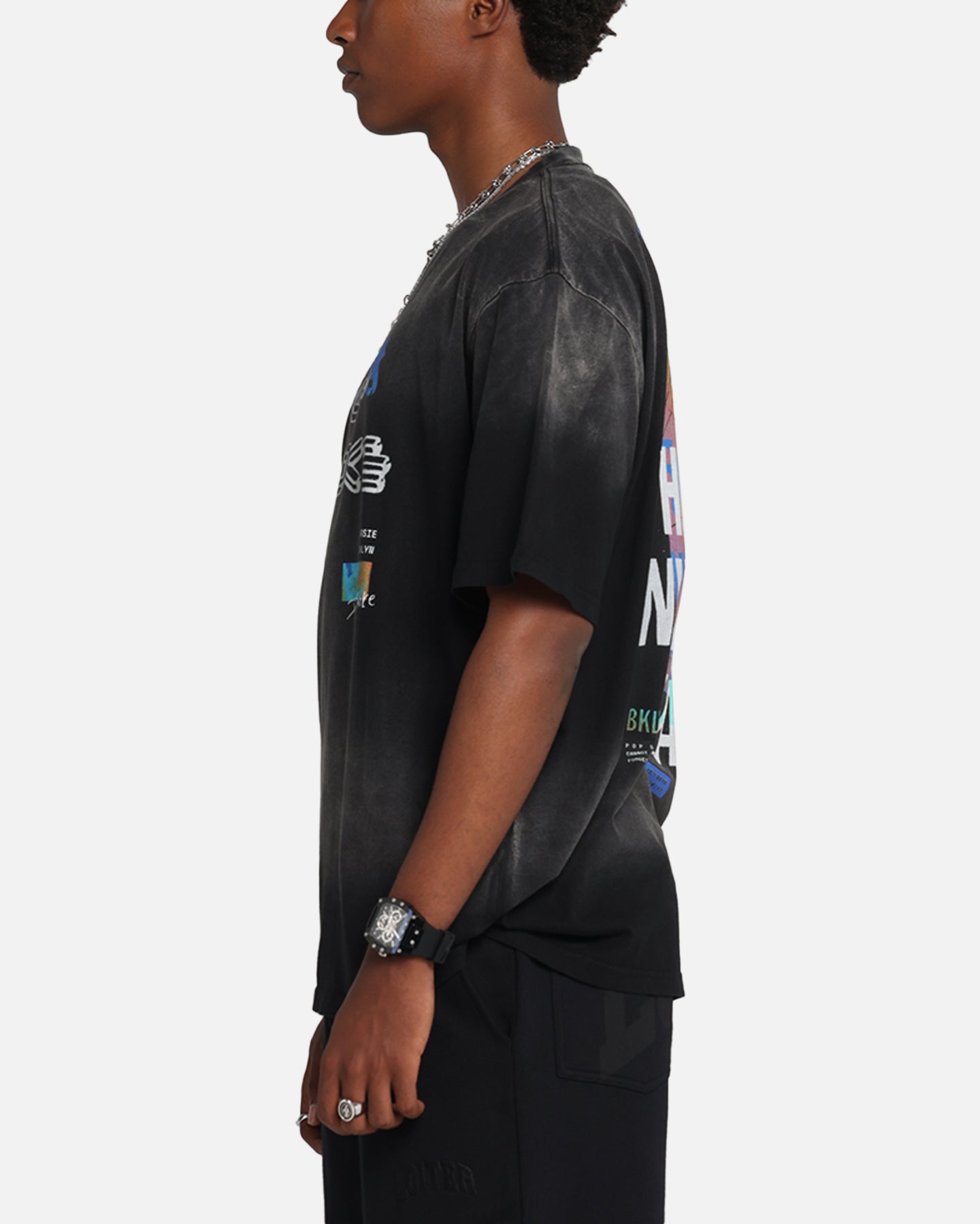 Pop Smoke Never Clear T-Shirt Black Wash、mySite、zt4zffjzw