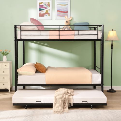 METAL BUNK BED WHITE、、casual