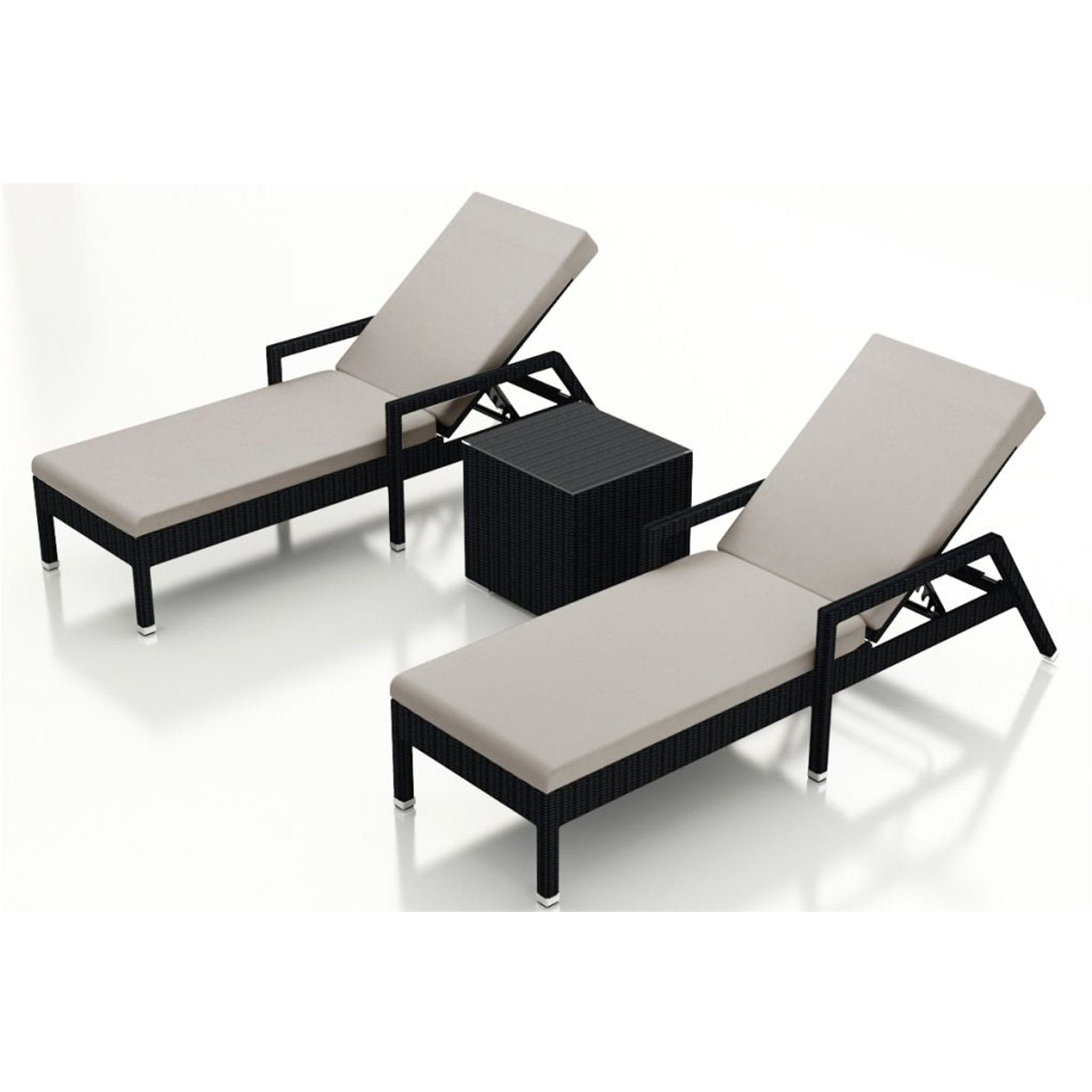 Urbana 3 Piece Reclining Chaise Lounge Set、mySite、neckold