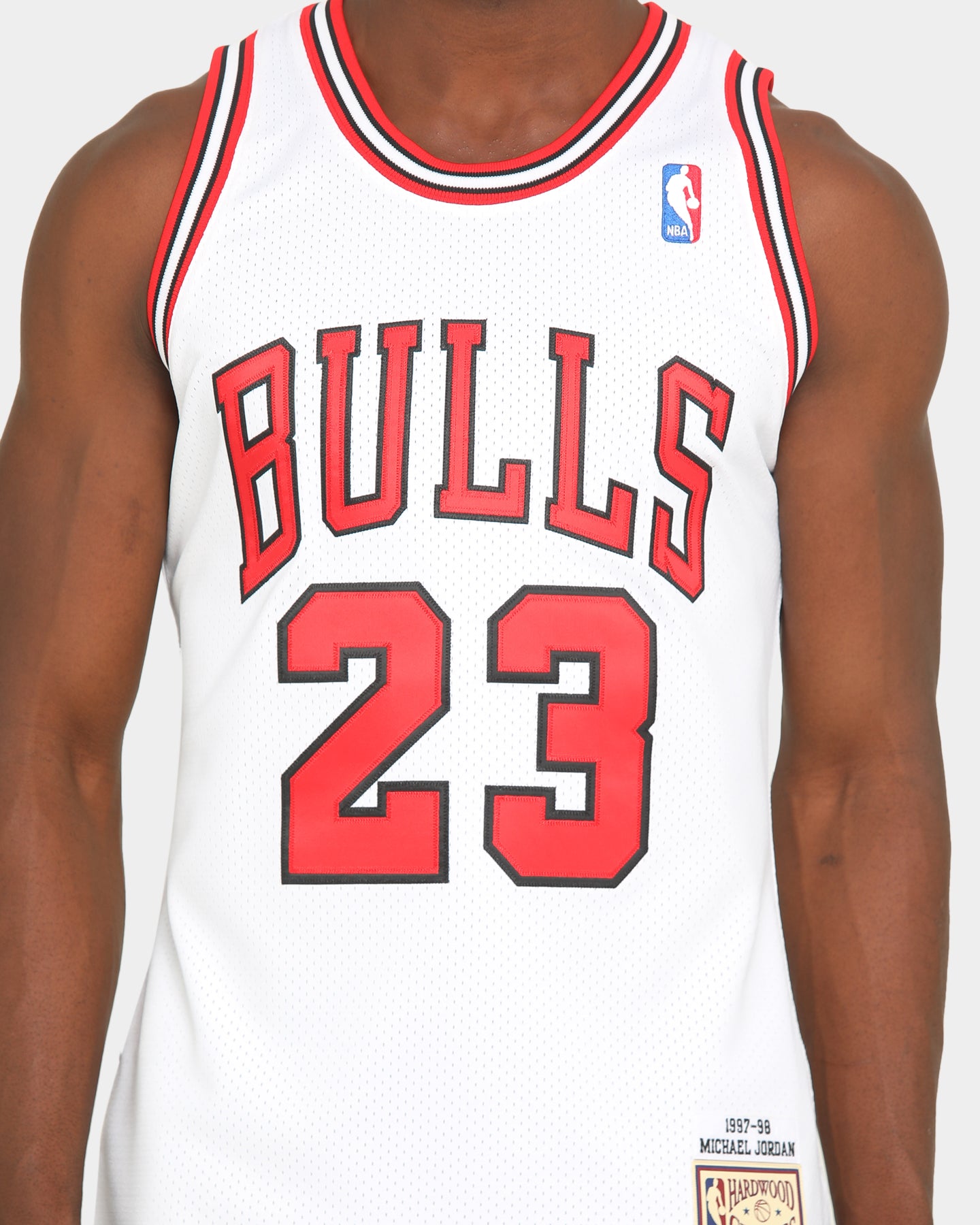 Mitchell & Ness Chicago Bulls Michael Jordan '97-'98 #23 Authentic NBA Jersey White、mySite、zt4zffjzw