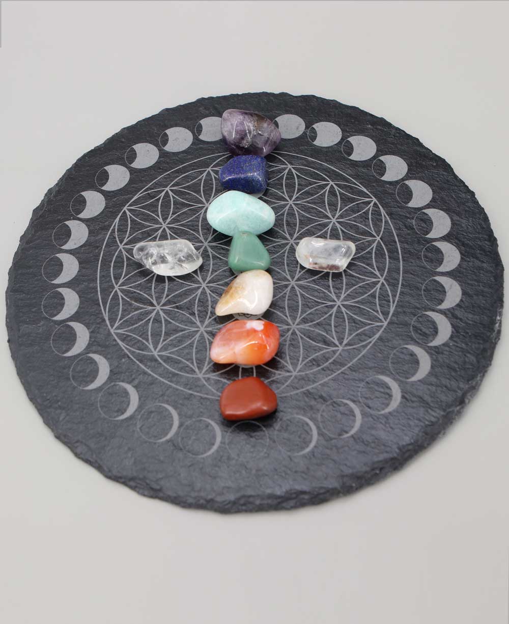 Moon Phase Flower of Life Chakra Grid、mySite、topwebapps