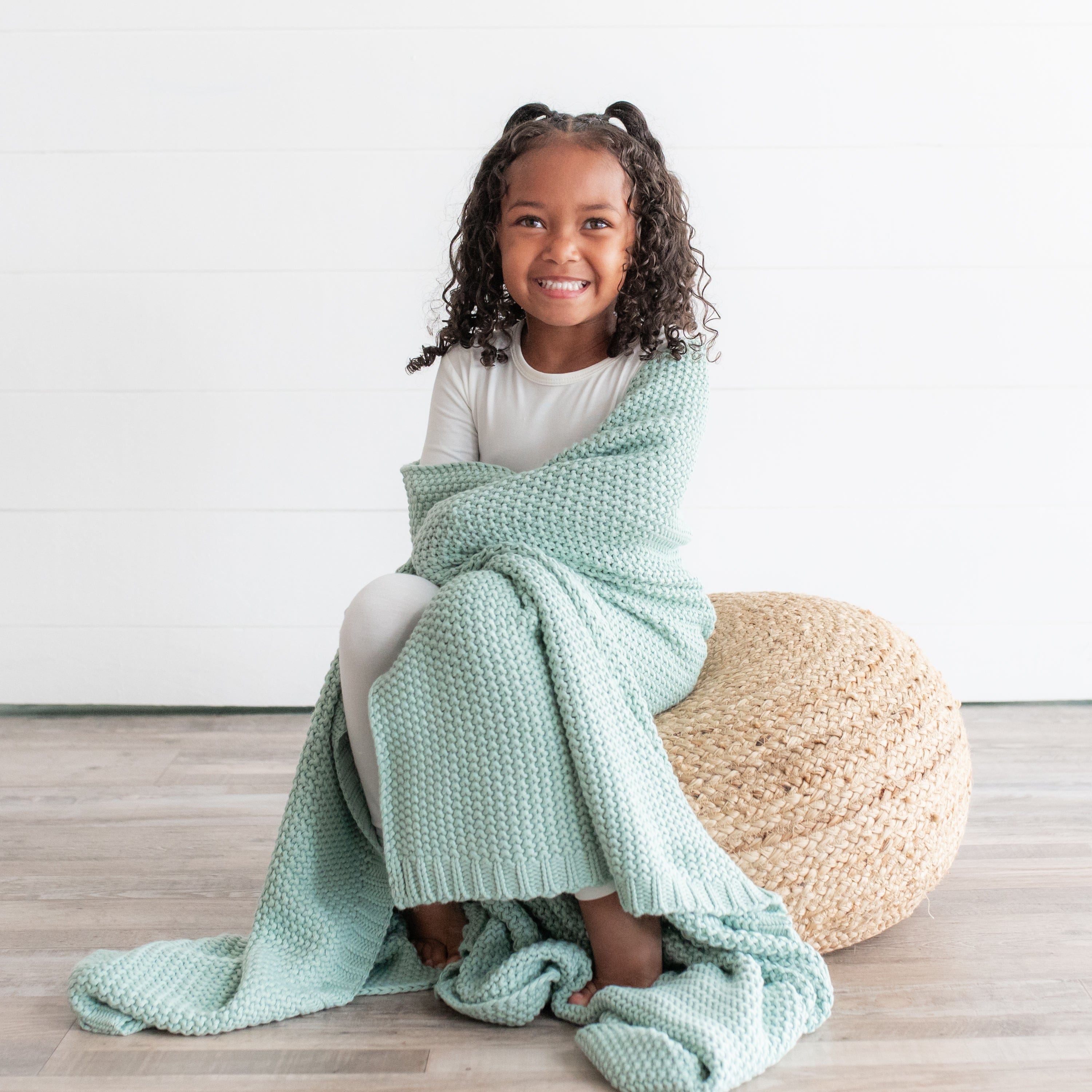  Chunky Knit Toddler Blanket in Sage、mySite、layawaytickets
