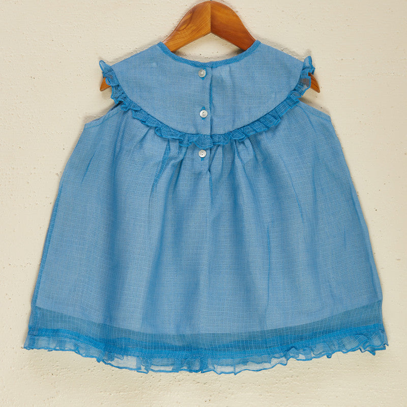 Kota Cotton Embroidered Romper For Kids | Blue、mySite、camillekostekn