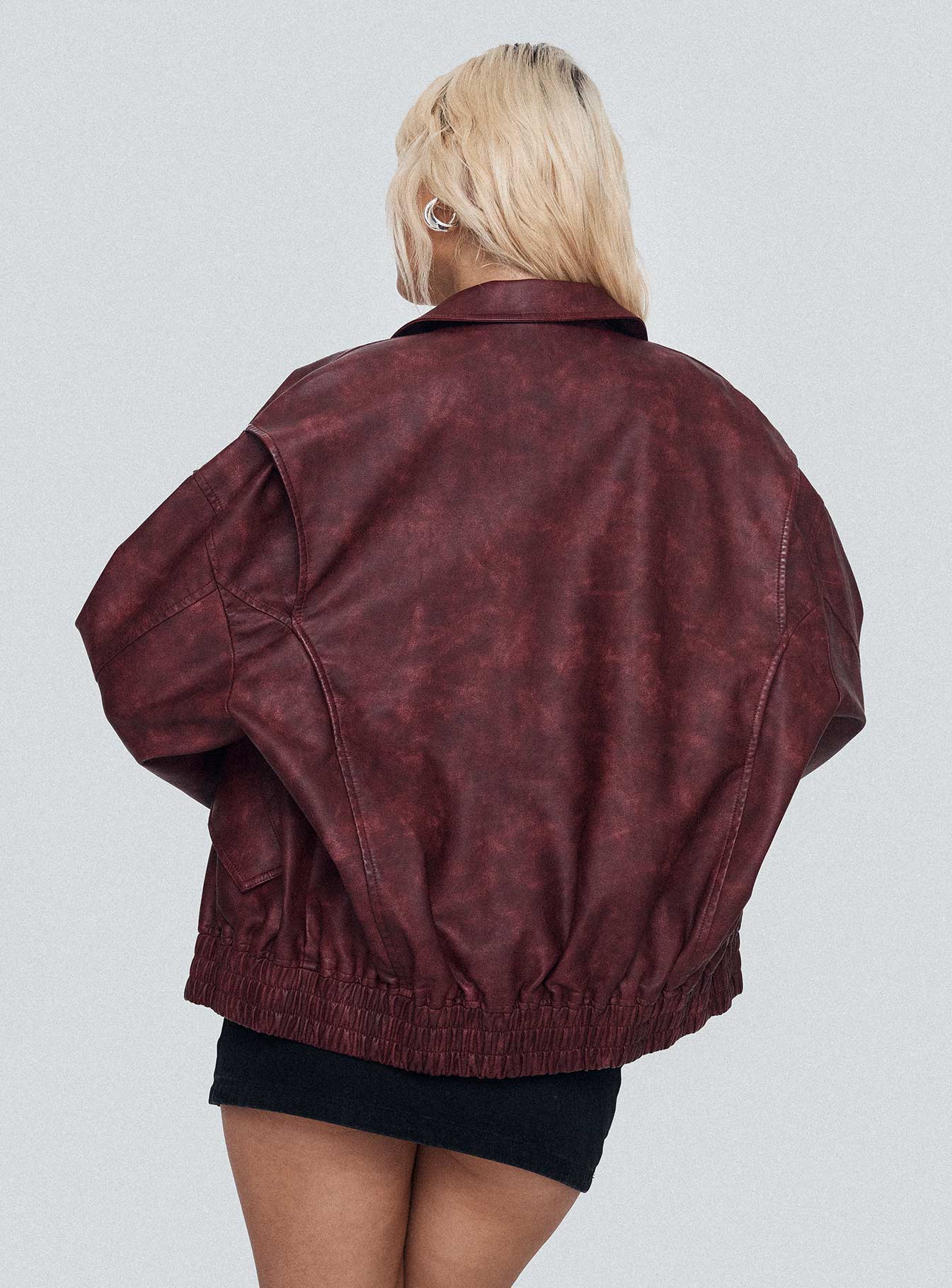 Kenny Bomber Jacket Burgundy、mySite、solidvoid