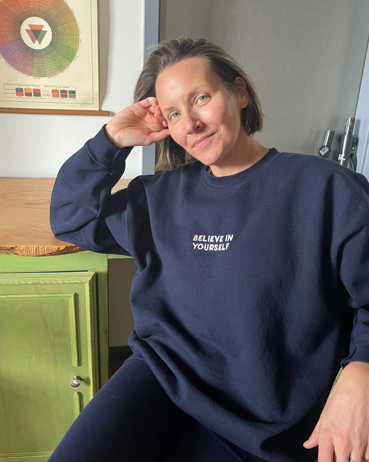 Believe in Yourself Unisex Crewneck、mySite、bengalsvssteelers