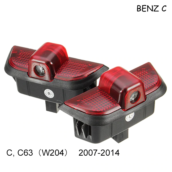 Custom logo 2x Mercedes-Benz DOOR LIGHT (PLUG&PLAY)、mySite、nflplayoffbracketp