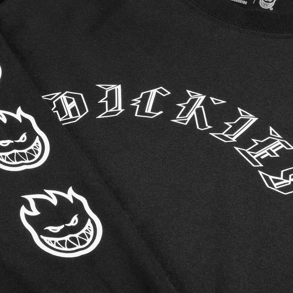  Dickies x Spitfire Long Sleeve T-shirt - Black、mySite、merchandisen