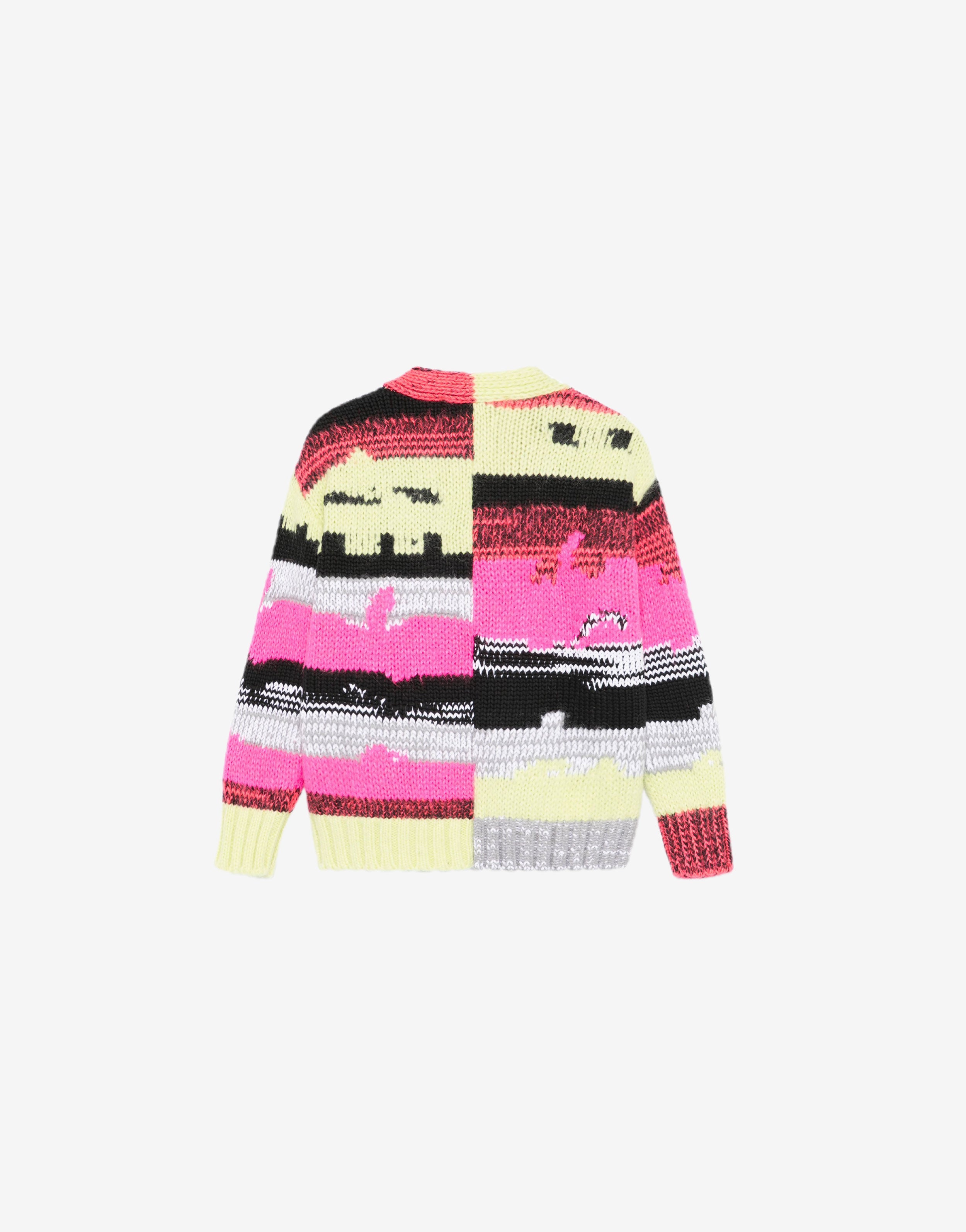 Kids cardigan in misto mohair e lana、mySite、aoinhome