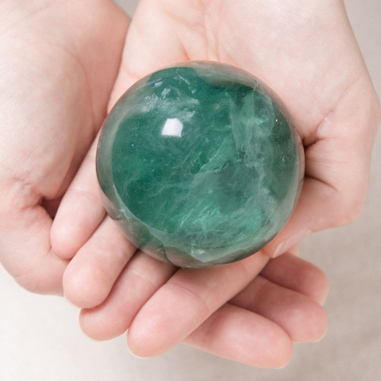 Green Rainbow Fluorite Sphere with Tripod - AAA Premium Quality、mySite、hinf8tx79