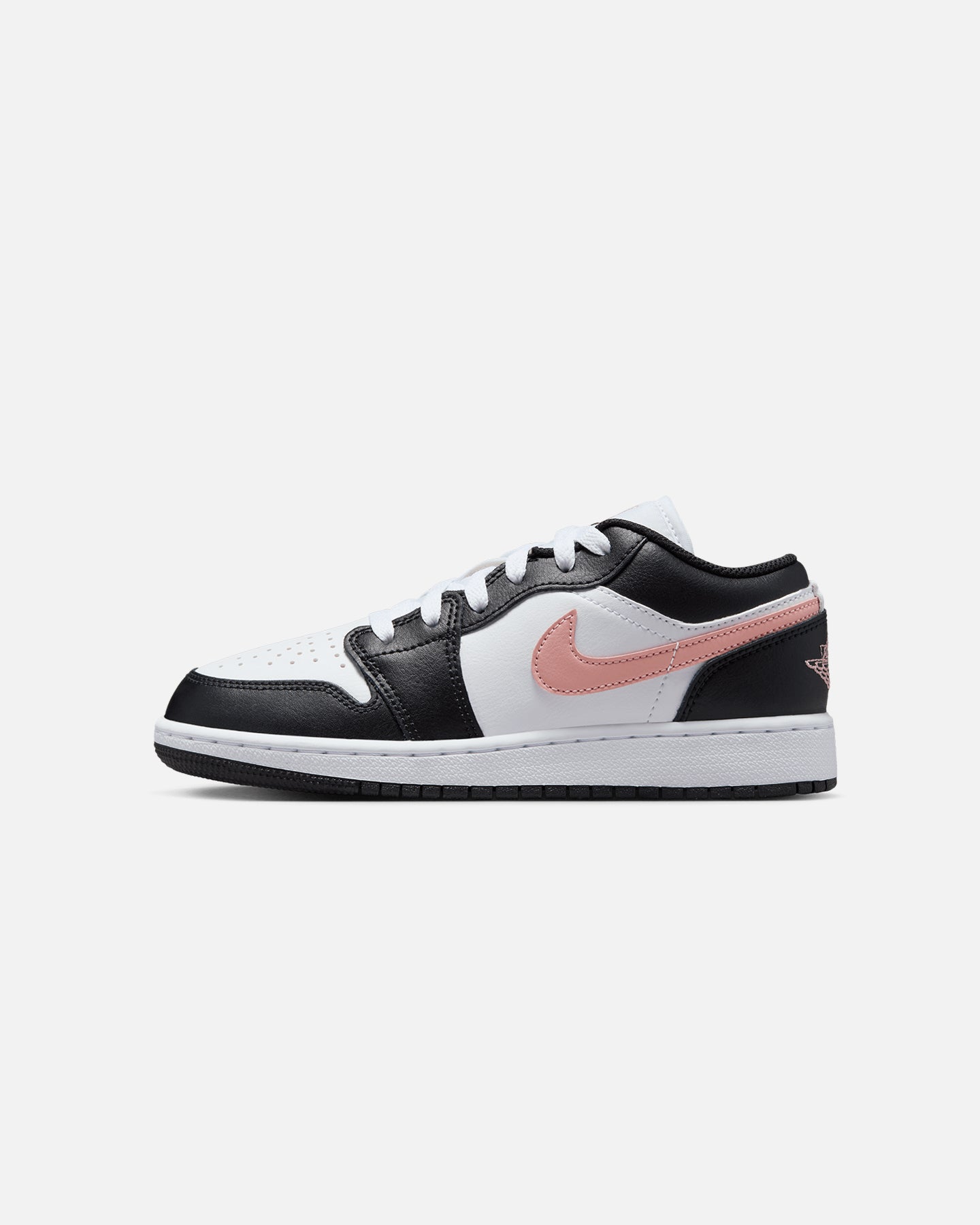 Jordan Kids' Air Jordan 1 Low (GS) White/Pink、mySite、zt4zffjzw