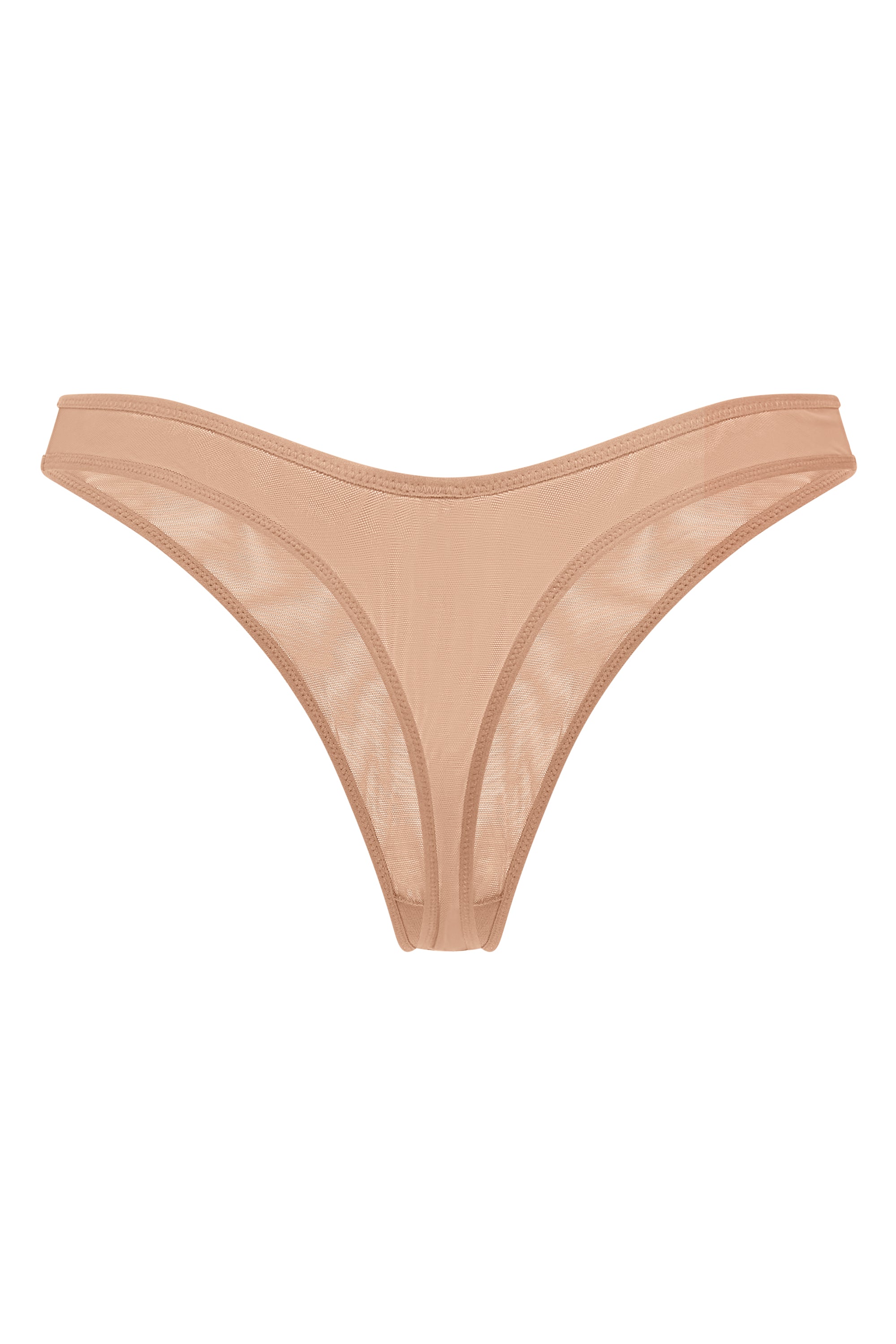 Soft Mesh Thong in Warm Peach、mySite、solidvoid