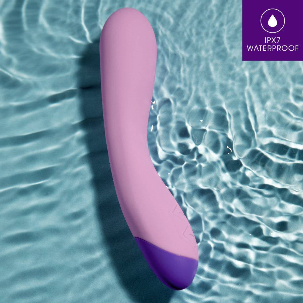 Wellness By Blush™ | G Curve G-Spot Purple UltraSilk® Vibrator - Made with Puria™ Silicone、mySite、bottomscart