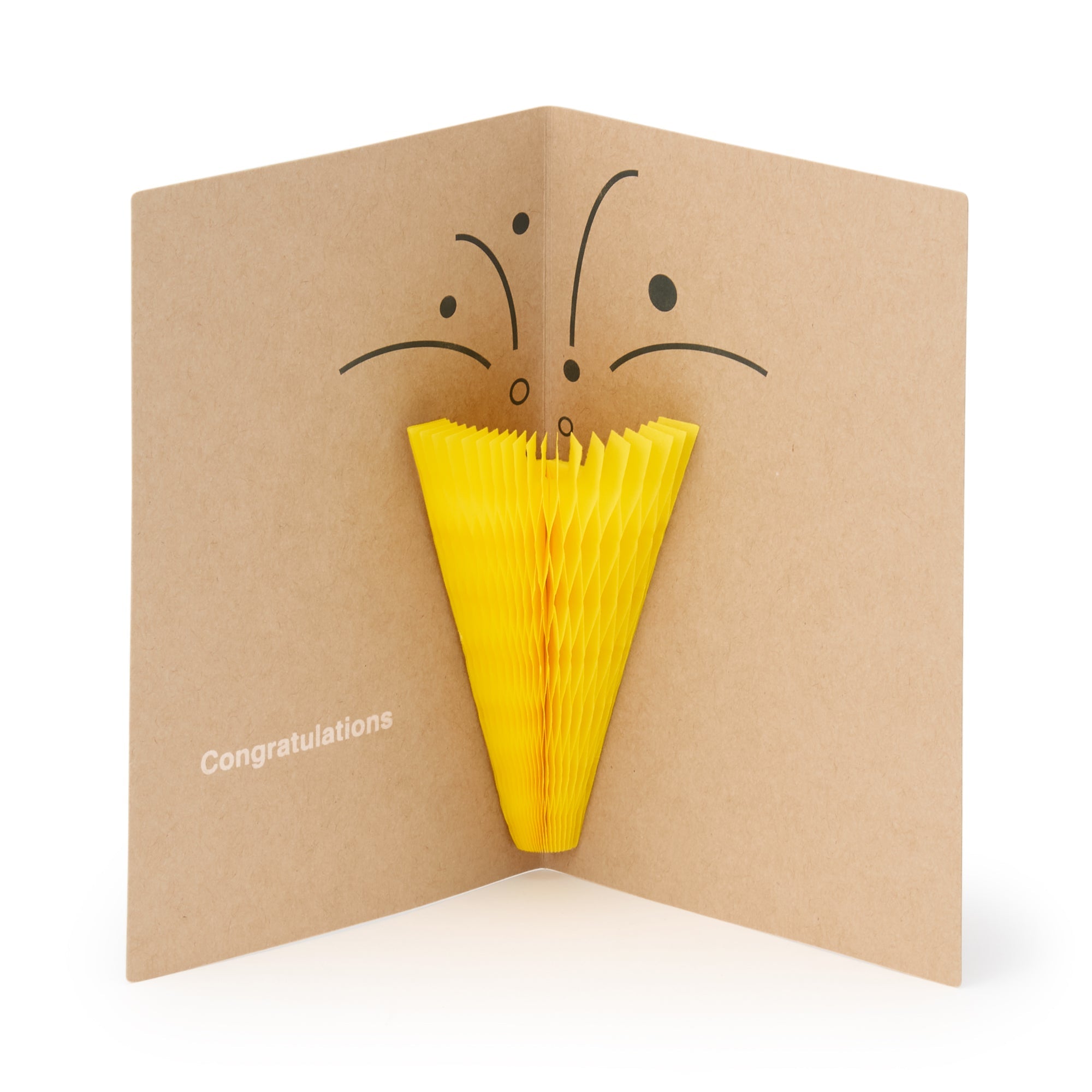  Honeycomb Paper Small Pop-Up Card - Party Popper、mySite、sugarbowlscore