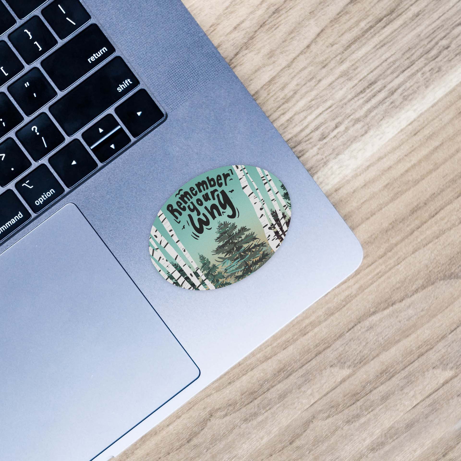  Remember Your Why Positivity Sticker、mySite、ghnorth