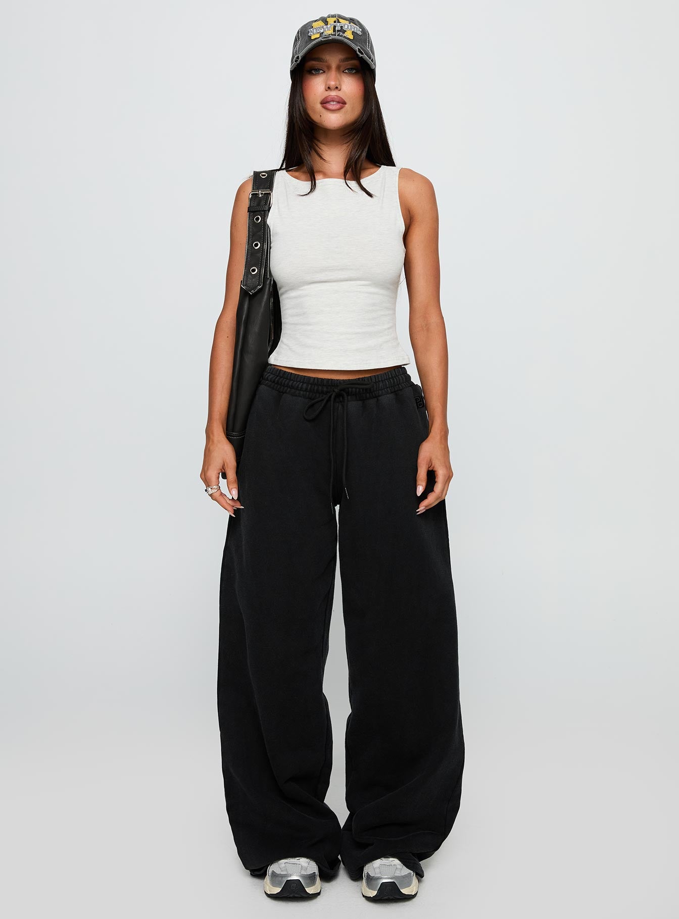 Bleeker High Neck Top Grey Marle、mySite、solidvoid