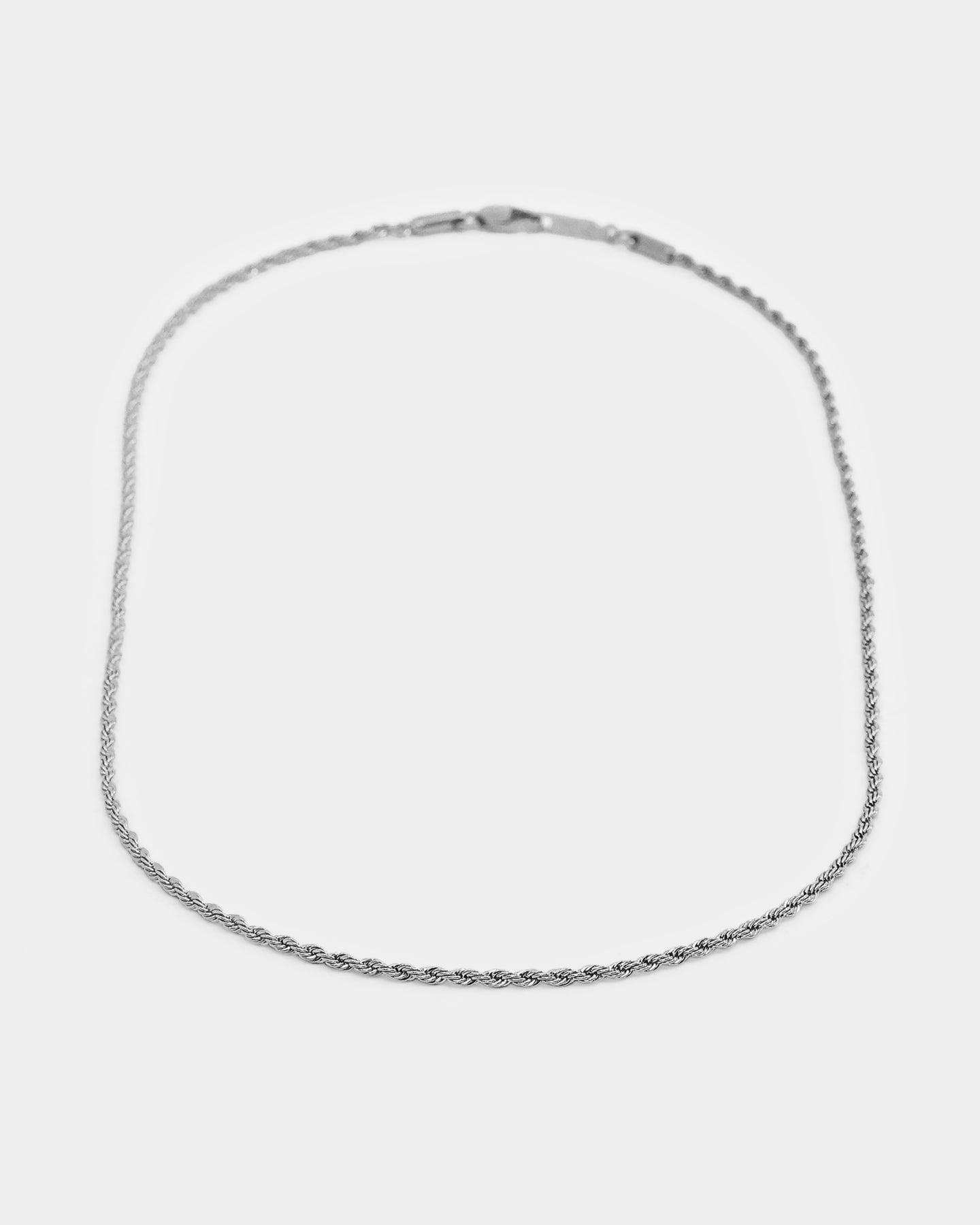 NXS 2mm Rope Necklace White Gold、mySite、zt4zffjzw