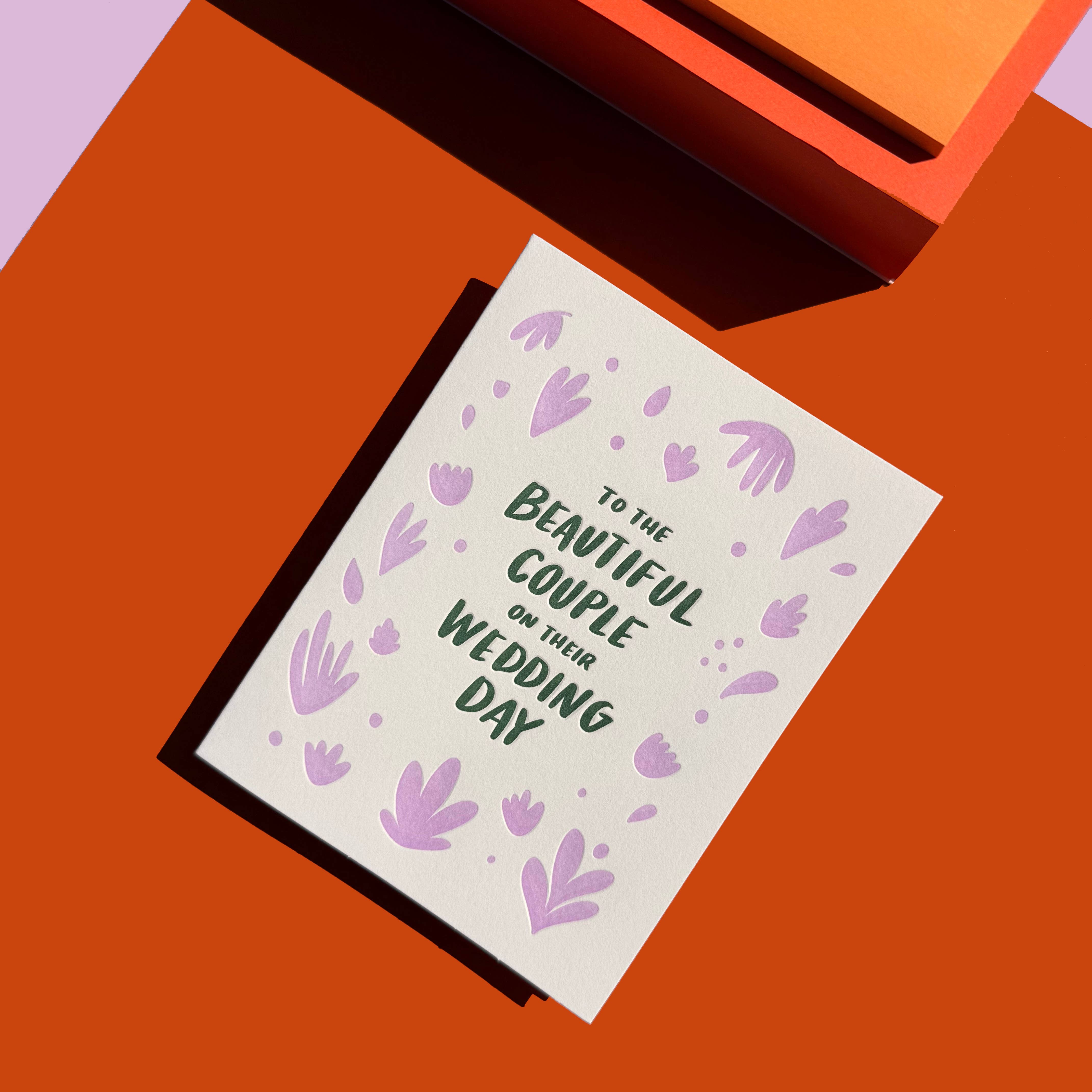 INK MEETS PAPER - Beautiful Couple Wedding Day wedding card、mySite、garagedoors4me