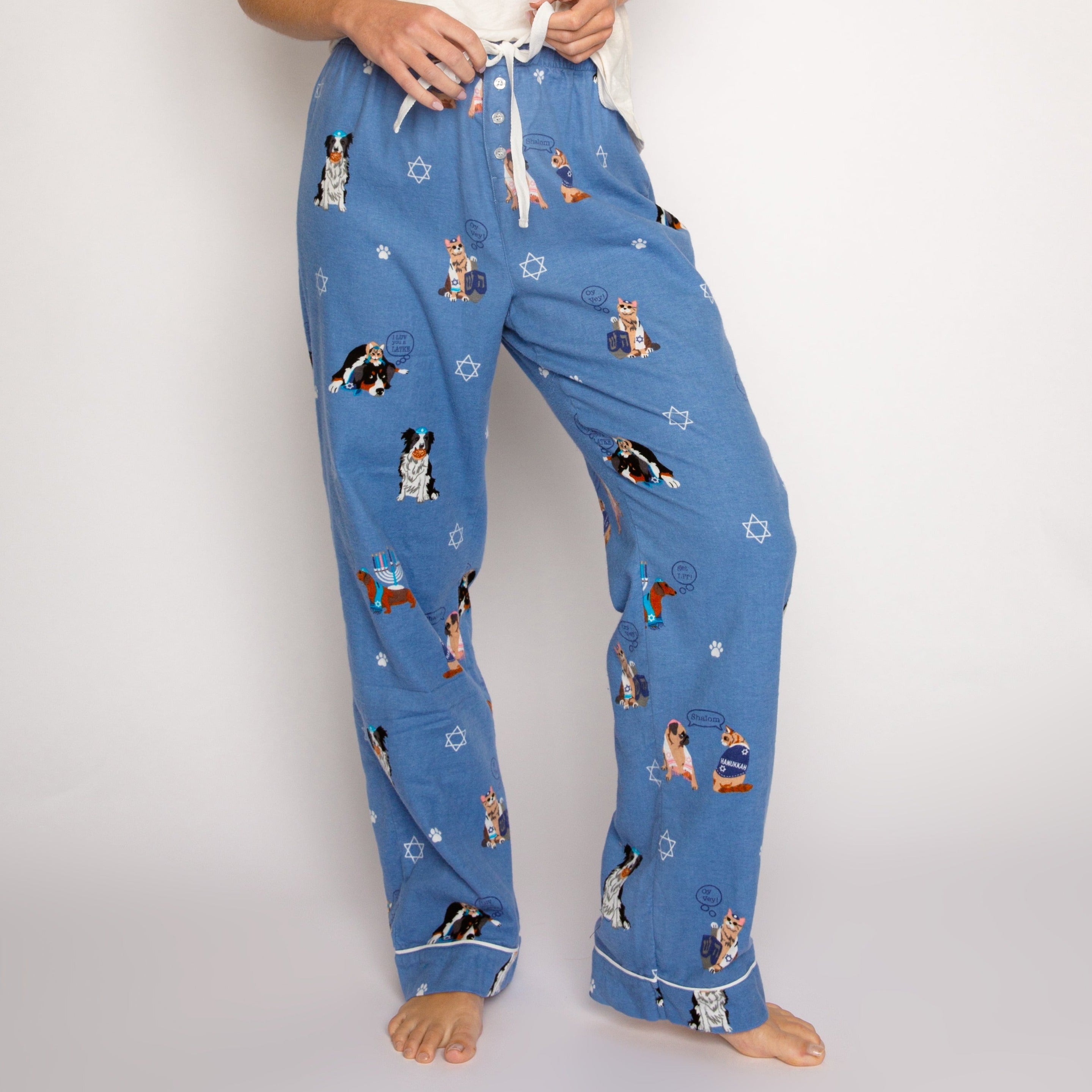 Love You A Latke Pajamas Pants by P.J. Salvage - (Sizes XS - XL)、mySite、topwebapps