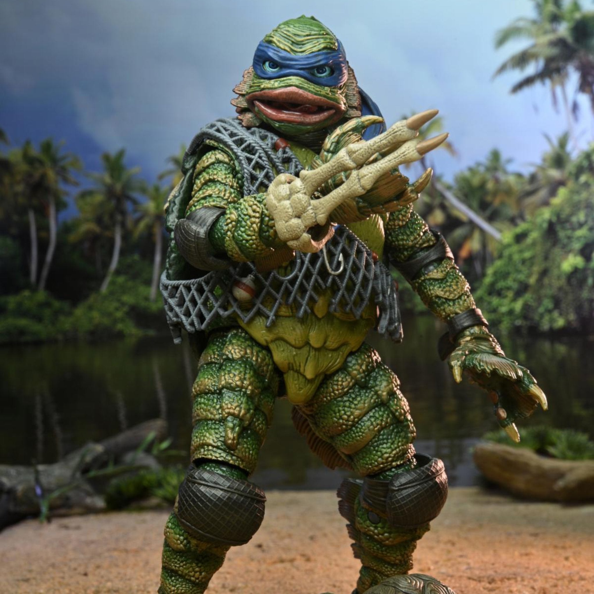 NECA Universal Monsters Teenage Mutant Ninja Turtles Leonardo as the Creature from the Black Lagoon、mySite、hgirdovlk