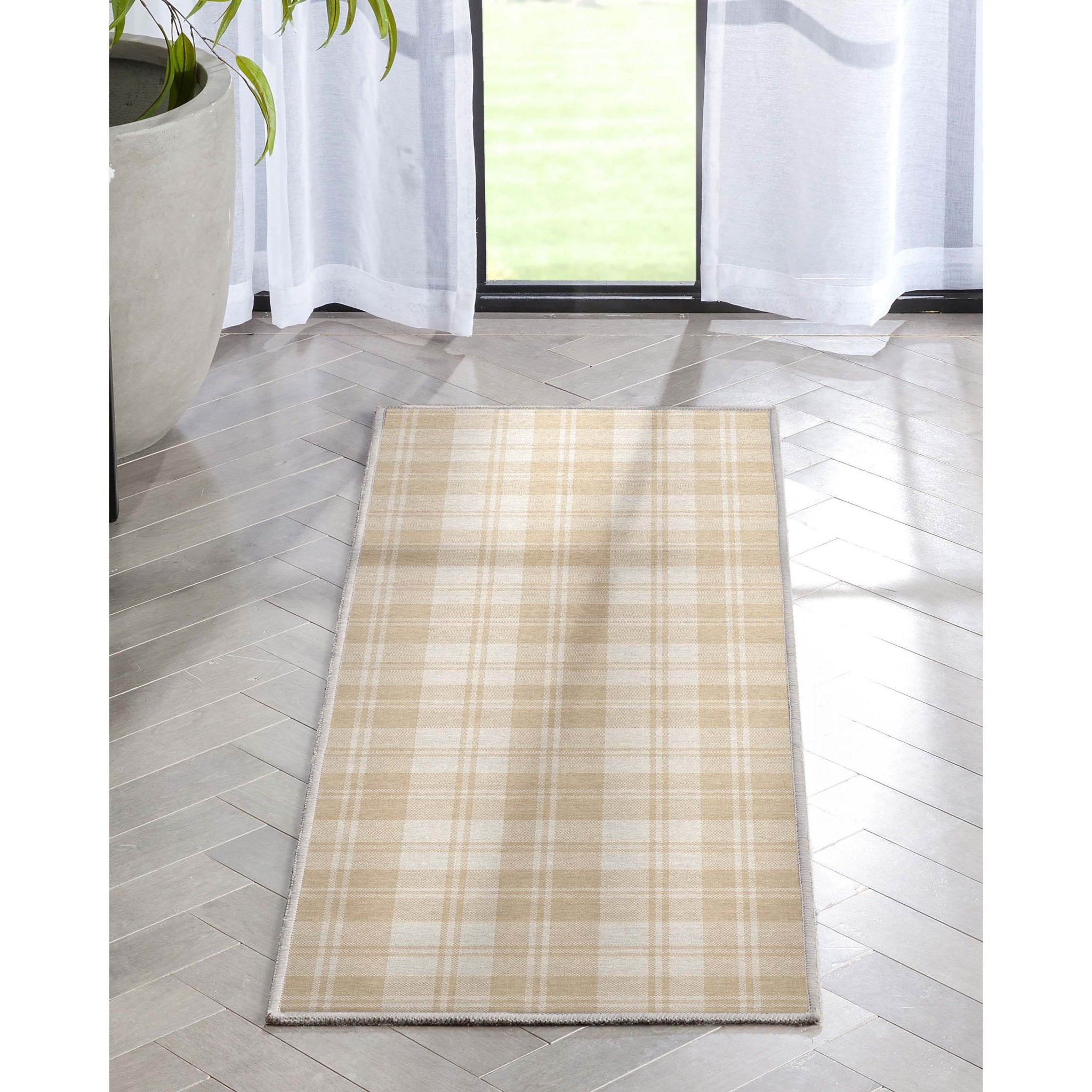 Plaid Modern Geometric Boxes Flat-Weave Rug、mySite、gigharbornorthrealestate