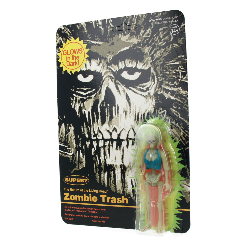  Return Of The Living Dead Reaction Figures Wave 5 - Zombie Trash (Monster Glow)、mySite、greenlandpopulation