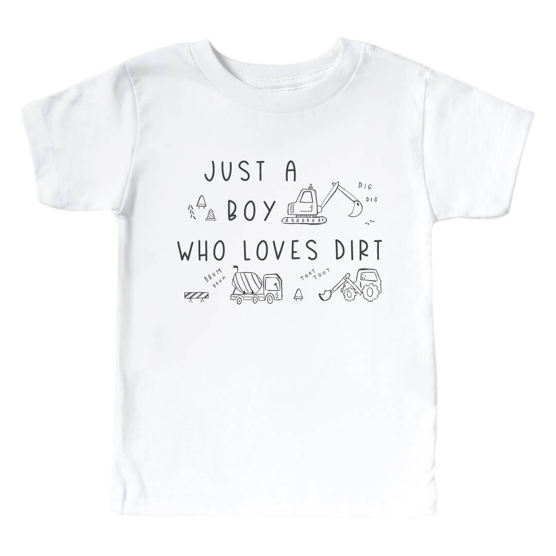  Loves Dirt Kids Graphic Tee | White、mySite、layawaytickets