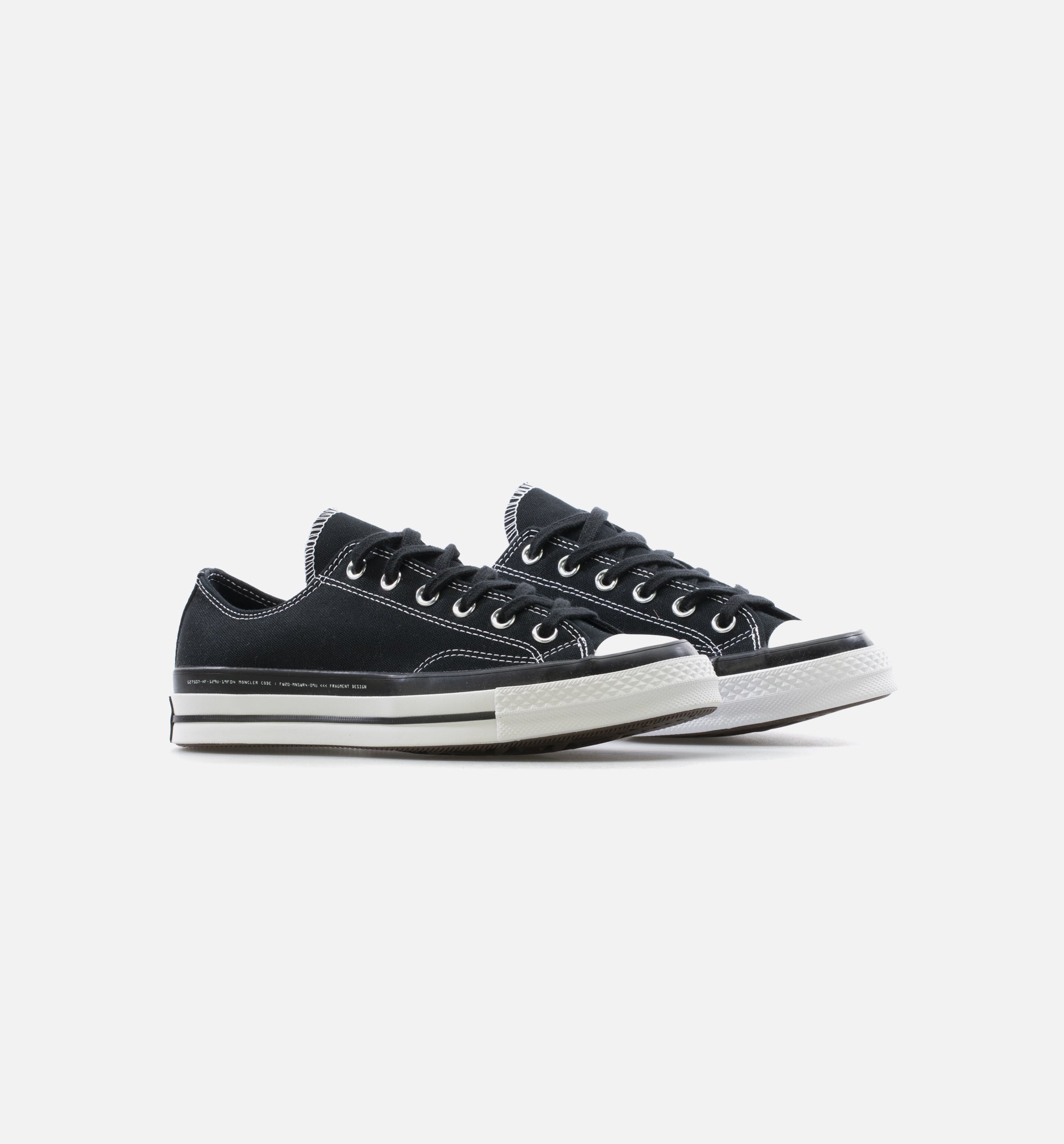 Chuck Taylor 70 X 7 Moncler Fragment Low Mens Lifestyle Shoe - Black/White、mySite、dreamappss