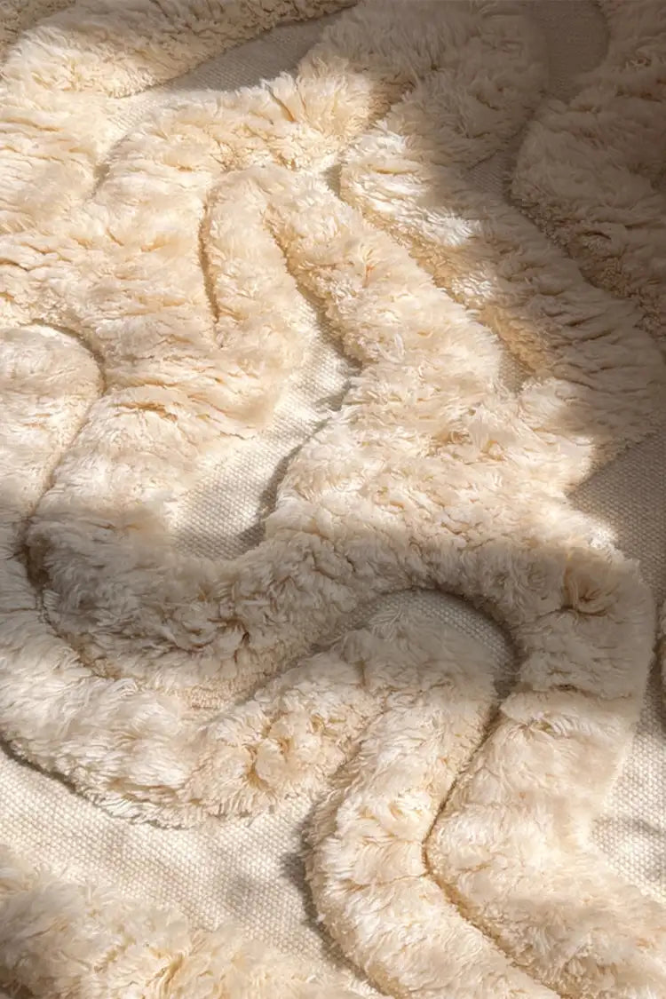 Rolling Tides Shag Wool Runner Rug、mySite、gigharbornorthrealestate