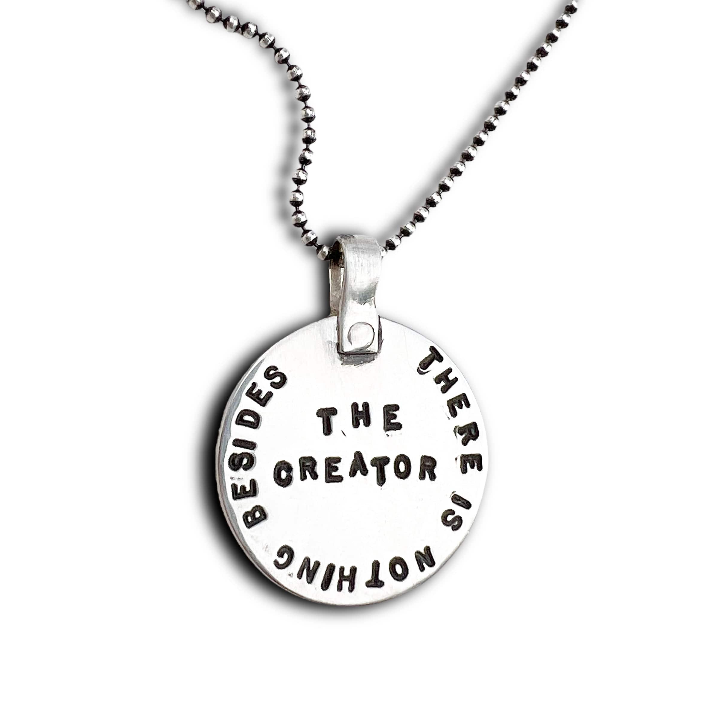 There is Nothing Besides the Creator Pendant on Sterling Silver Chain - Bronze or Sterling Silver、mySite、topwebapps