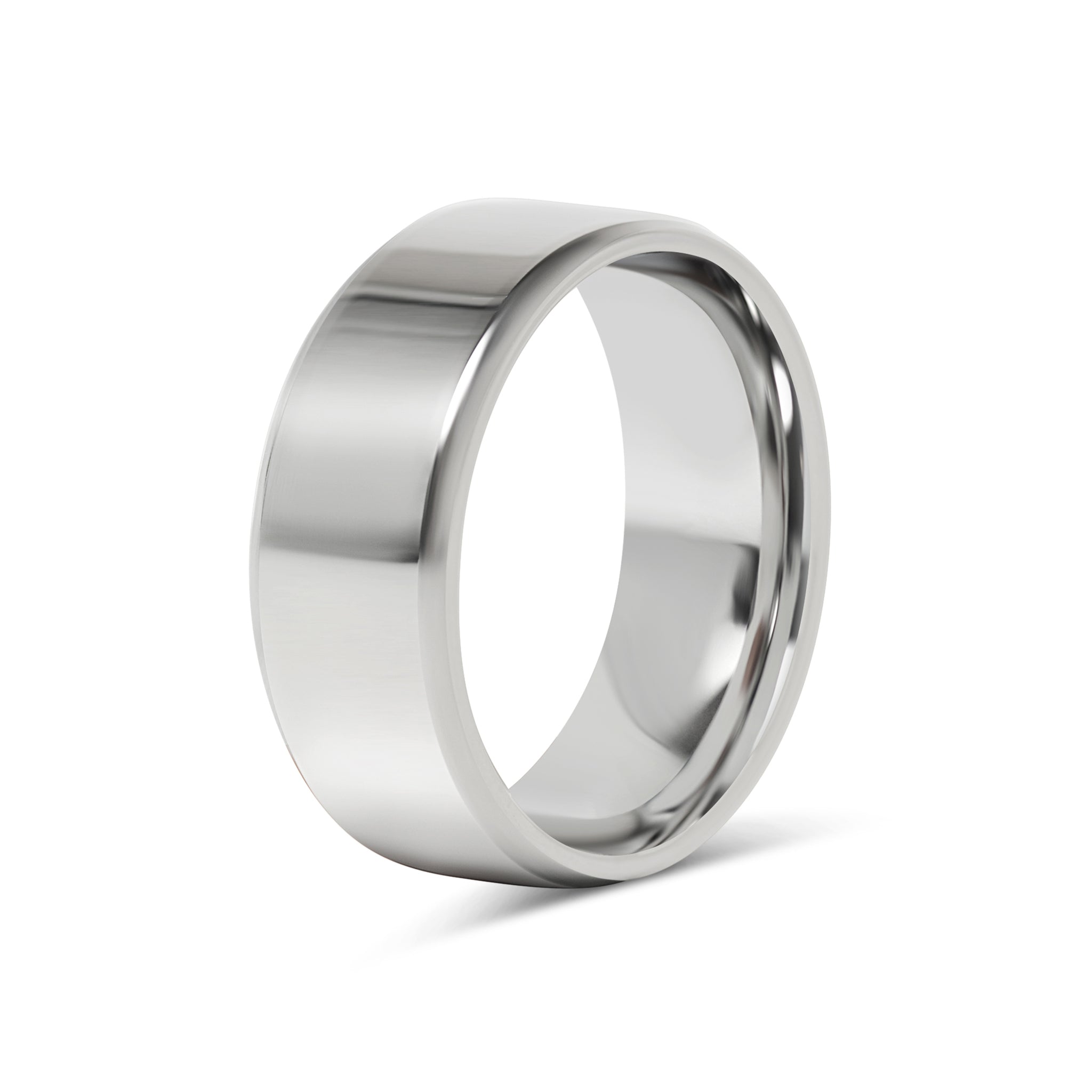 Stainless Steel Polished Beveled Edge Blank Ring / CFR9004、mySite、dreamappss