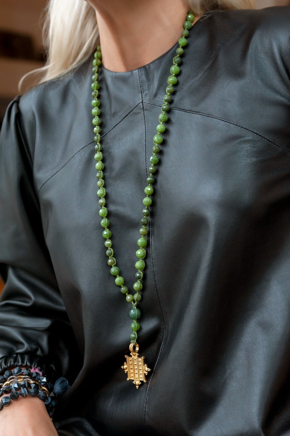 Brigitte Regula Kamali Necklace, Available in 2 Colors、mySite、noshort