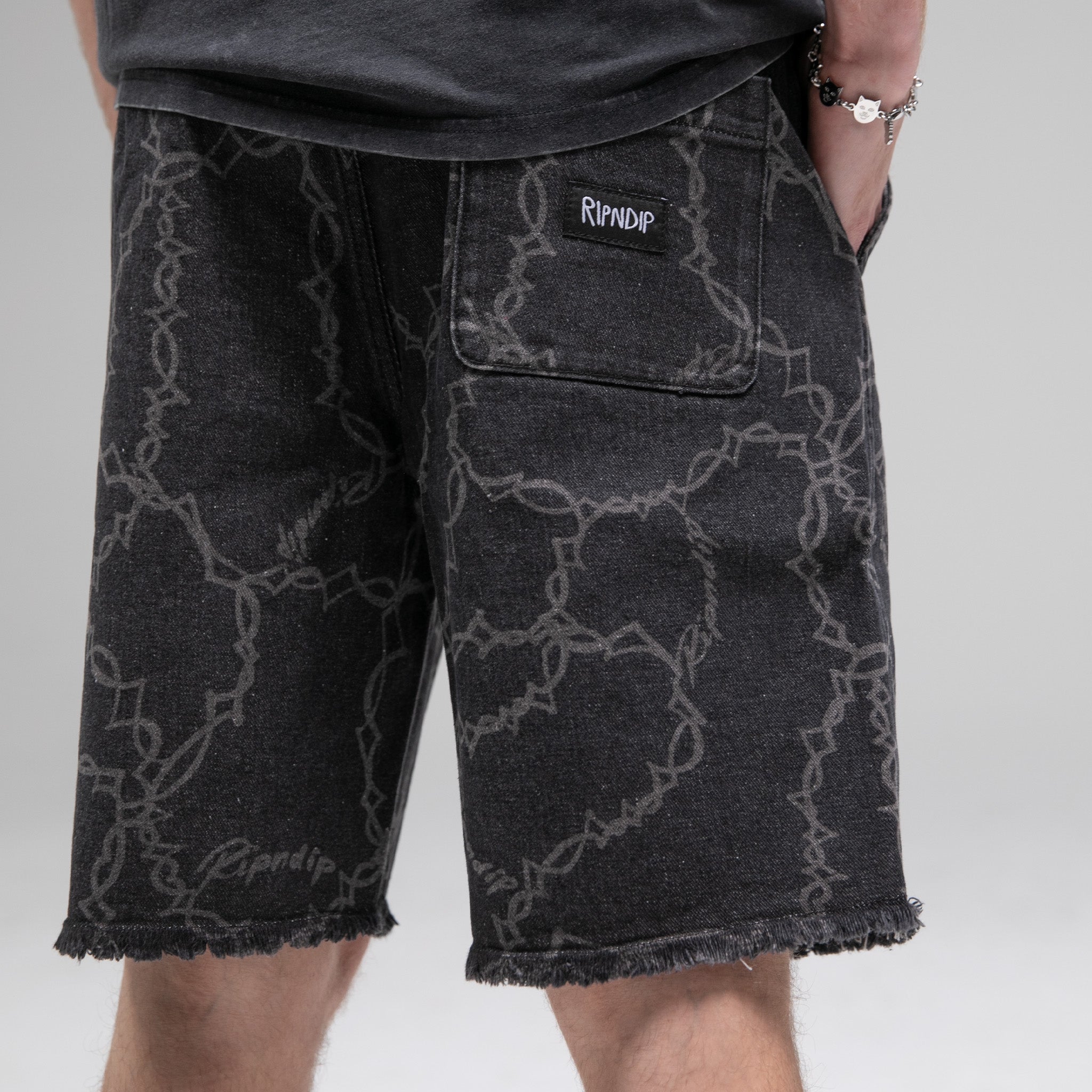  Wired Denim Shorts (Black)、mySite、merchandisen